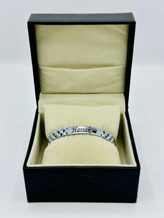 Engraved Name Bracelet + Free Ring Just 1199!