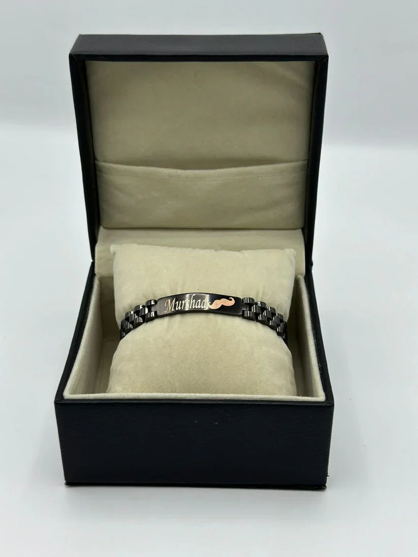 Engraved Name Bracelet + Free Ring Just 1199!